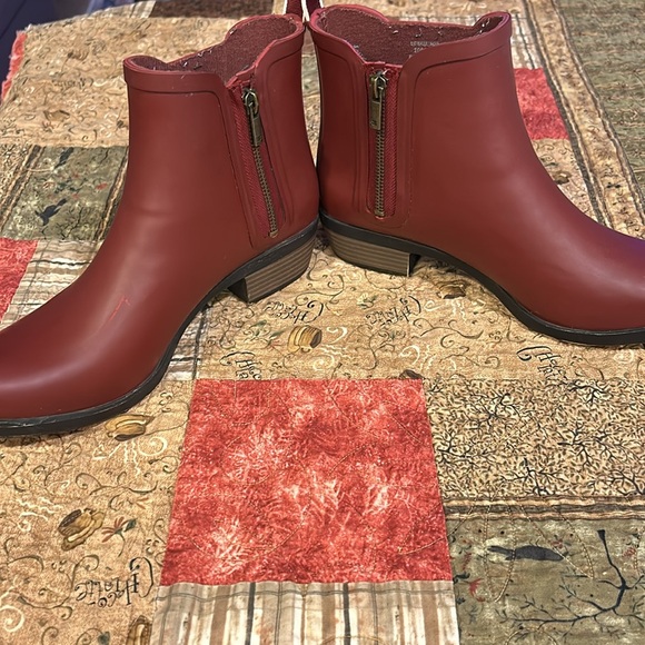 Lucky Brand Women’s Rubber Boots Size 10 Medium - Picture 4 of 16